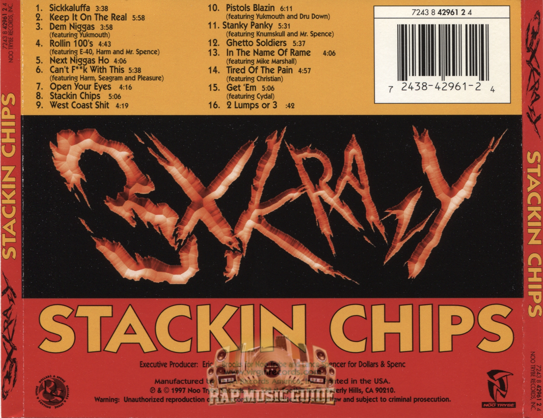 3x krazy stackin chips